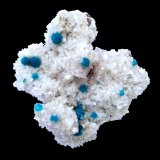Cavansite, Stilbite
Specimen size 12 cm, largest cavansite 9 mm
(Autor: Tobi)