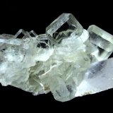 Fluorite, Calcite
Specimen size 9 cm, largest fluorite 2,3 cm
(Autor: Tobi)