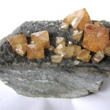 Scheelite, muscovite
Specimen size 9,5 x 6 x 5 cm, largest crystal 2 cm
(Autor: Tobi)