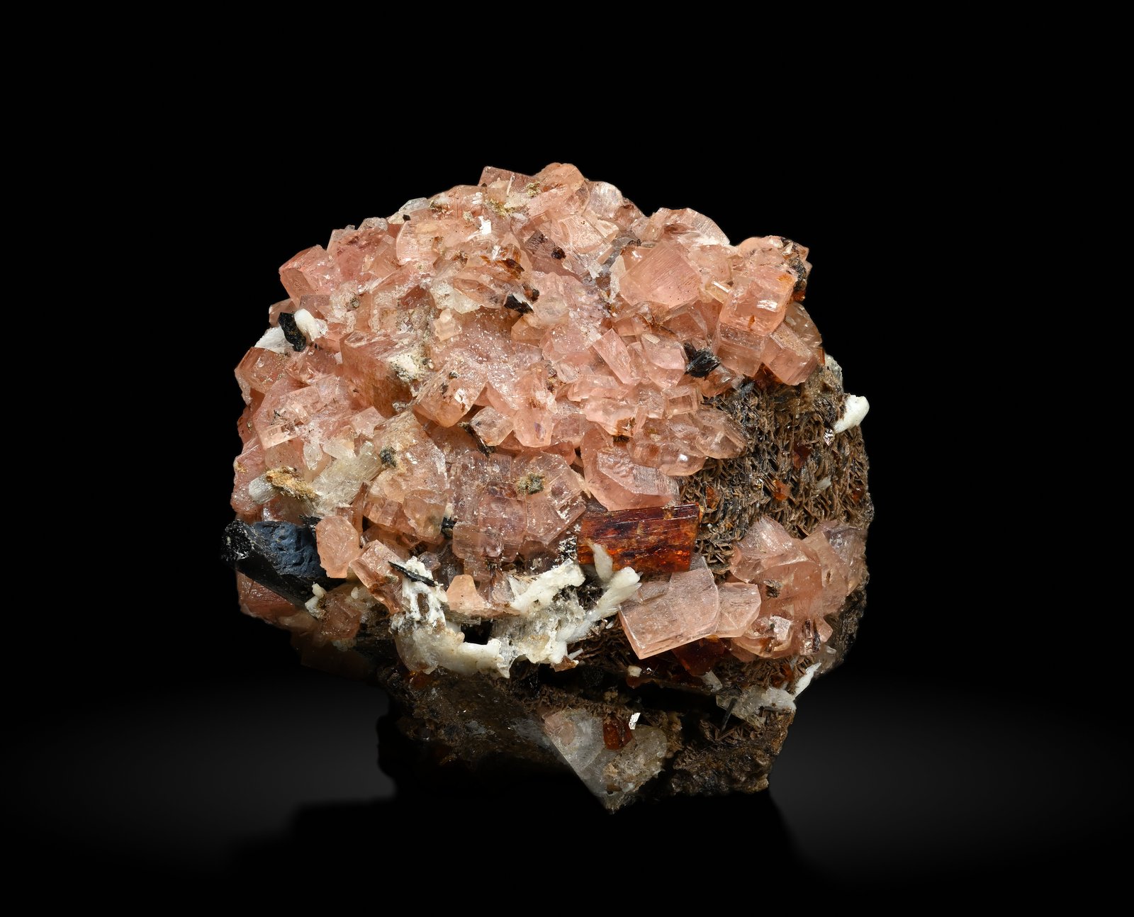 Manganoneptunite, Serandite, Aegirine, Albite, Catapleiite
1.5 cm x 1.5 cm x 1.2 cm
(Autor: Antonio Nazario)