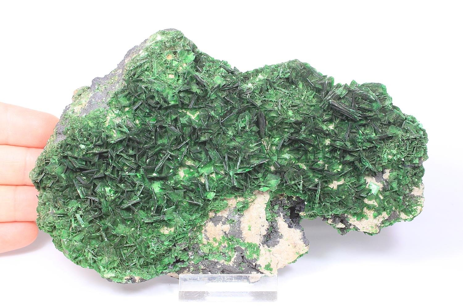 Torbernite, Heterogenite
16 x 11 x 5 cm
(Autor: Ivan Blanco (PDM))