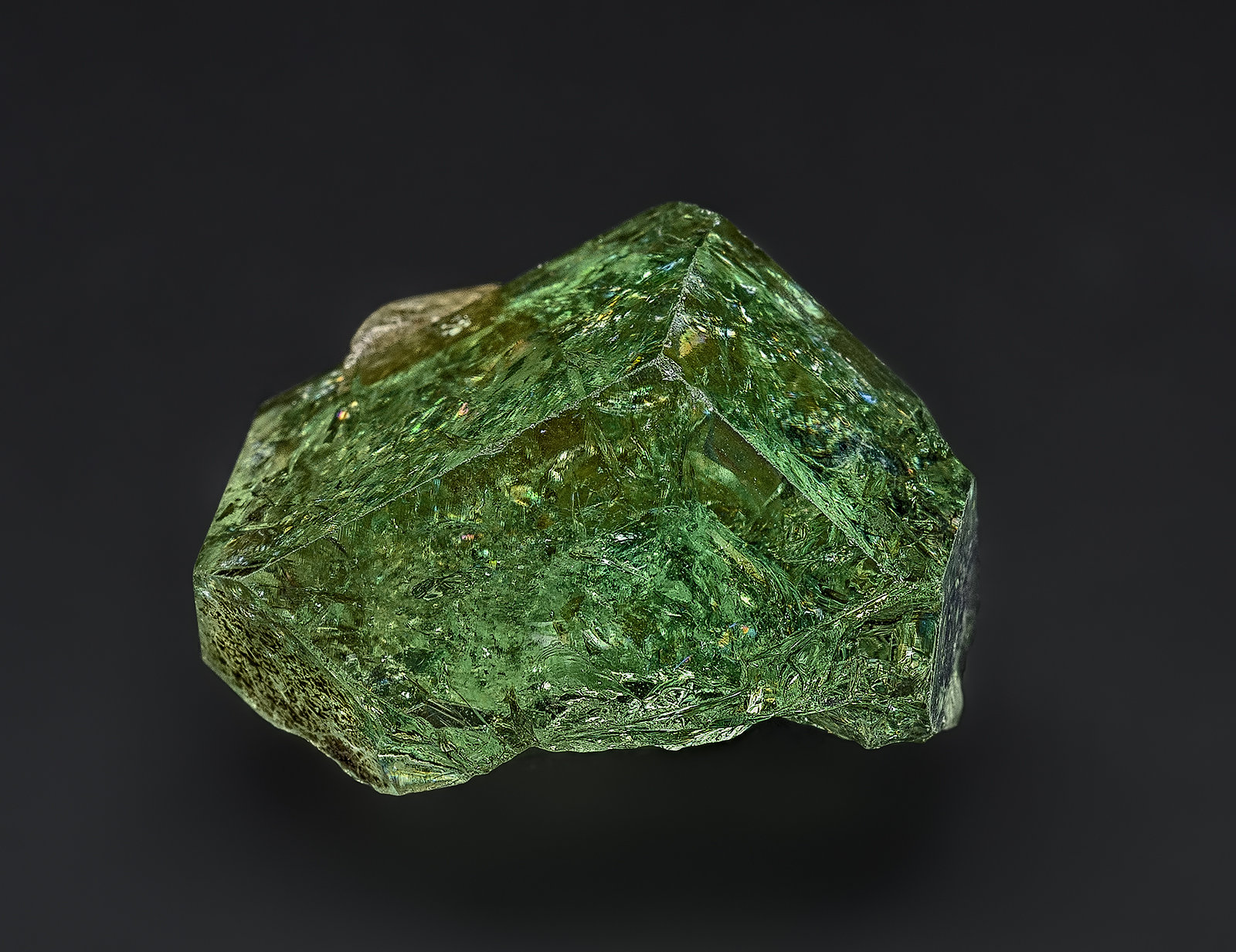 Grossular (variety tsavorite)
2.1 x 1.7 cm
(Autor: am mizunaka)