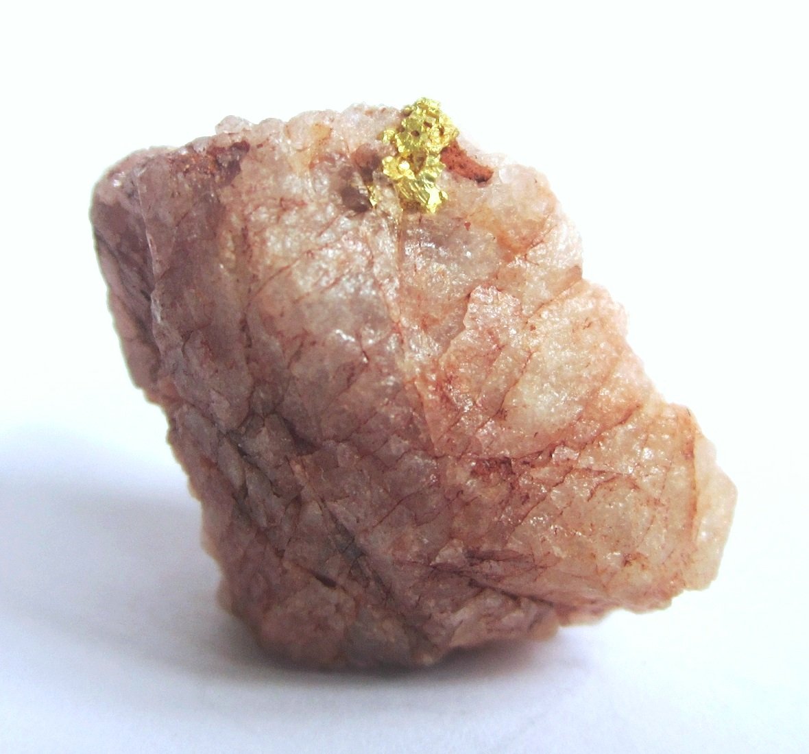 Gold, quartz
Specimen size 3 cm, the gold measures 5 mm
(Autor: Tobi)