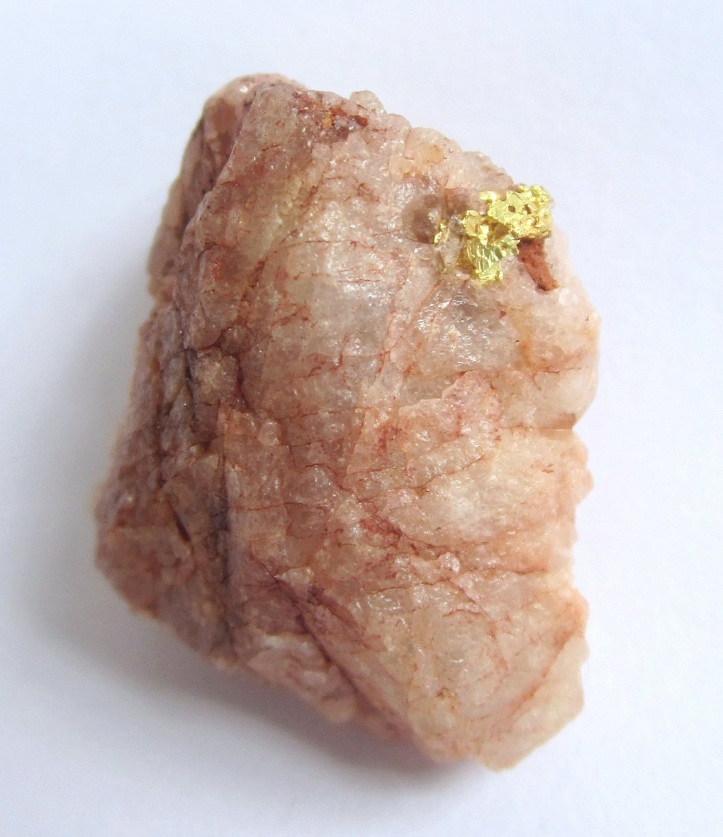 Gold, quartz
Specimen size 3 cm, the gold measures 5 mm
(Autor: Tobi)