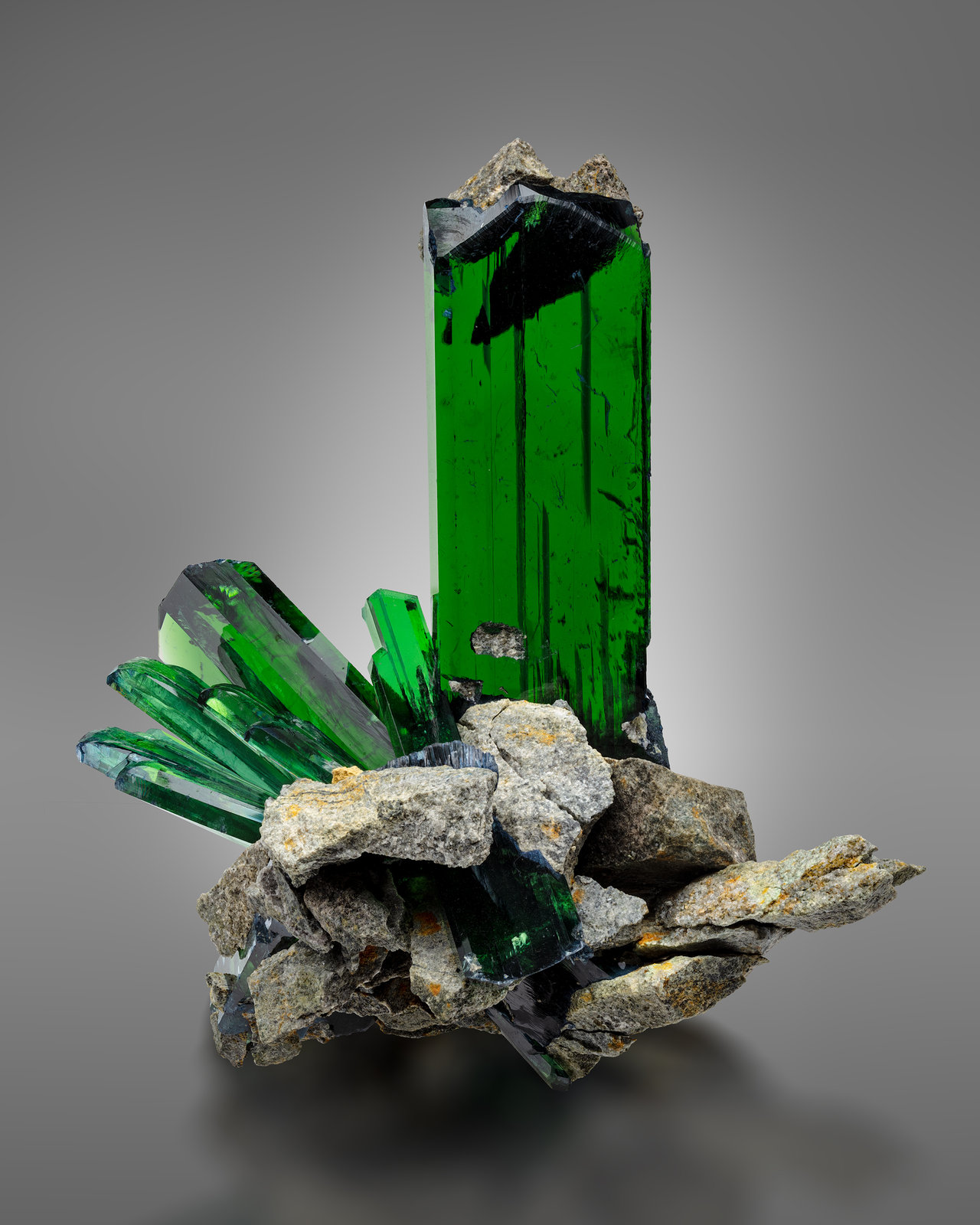 Vivianite
8.5 x 5.5 x 9.5 cm / main crystal: 8.2 cm
(Autor: MIM Museum)