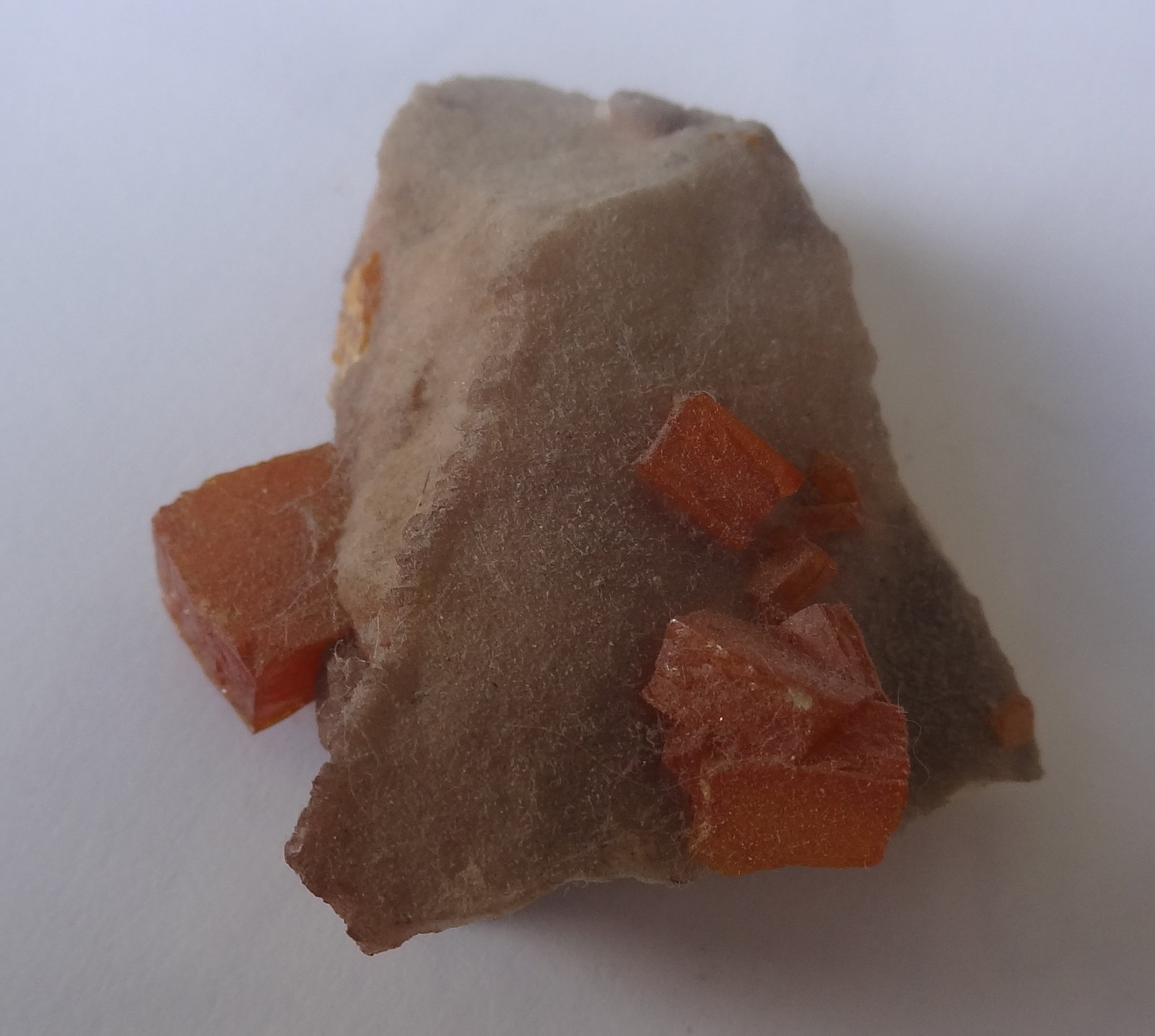 Wulfenite
4,7x4,2x2,7cm
(Autor: Dave van Bladel)