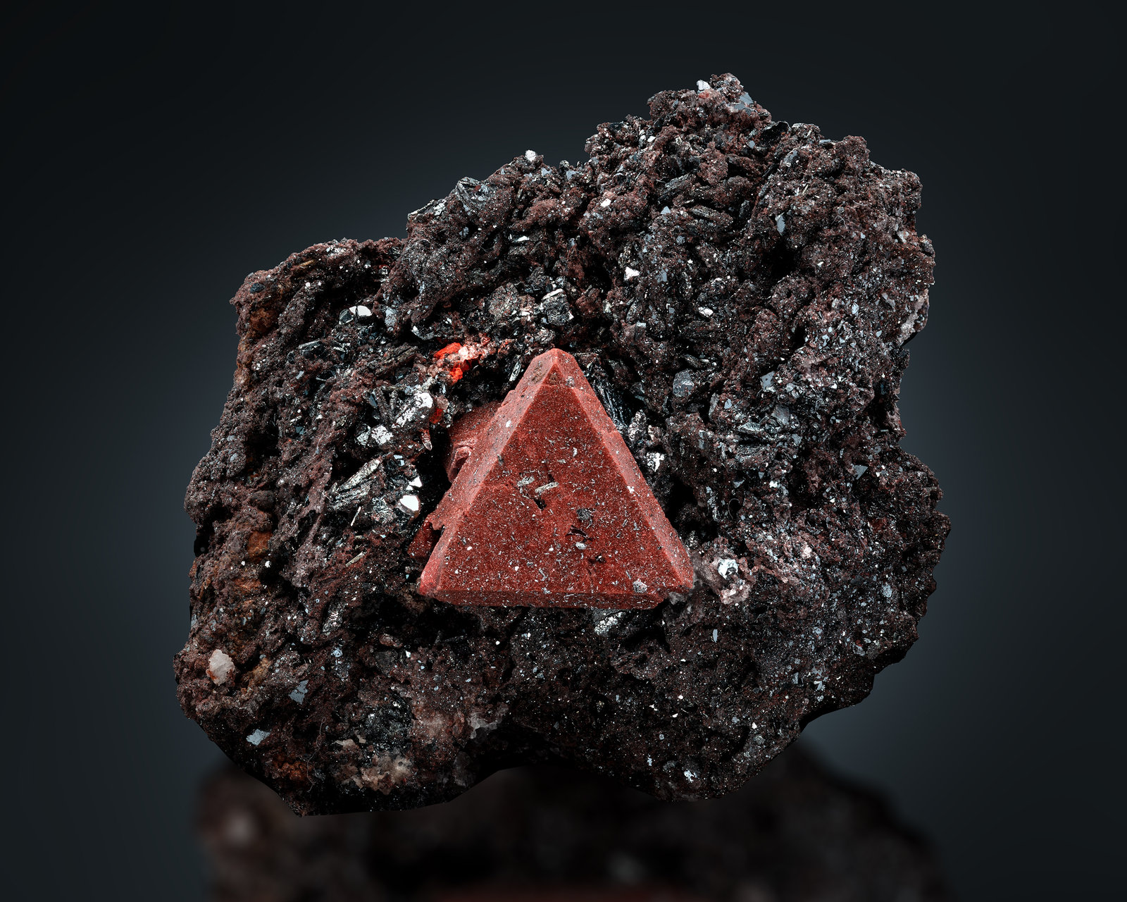 Zunyite
5 x 4 x 2.5 cm / main crystal: 1.5 cm.
(Autor: MIM Museum)