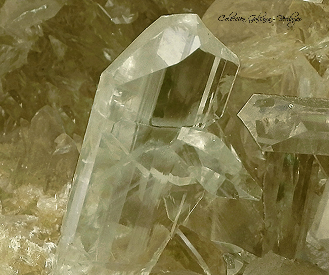 Yeso (variedad selenita)
Encuadre 40 x 40 mm
(Autor: Rafael Galiana)