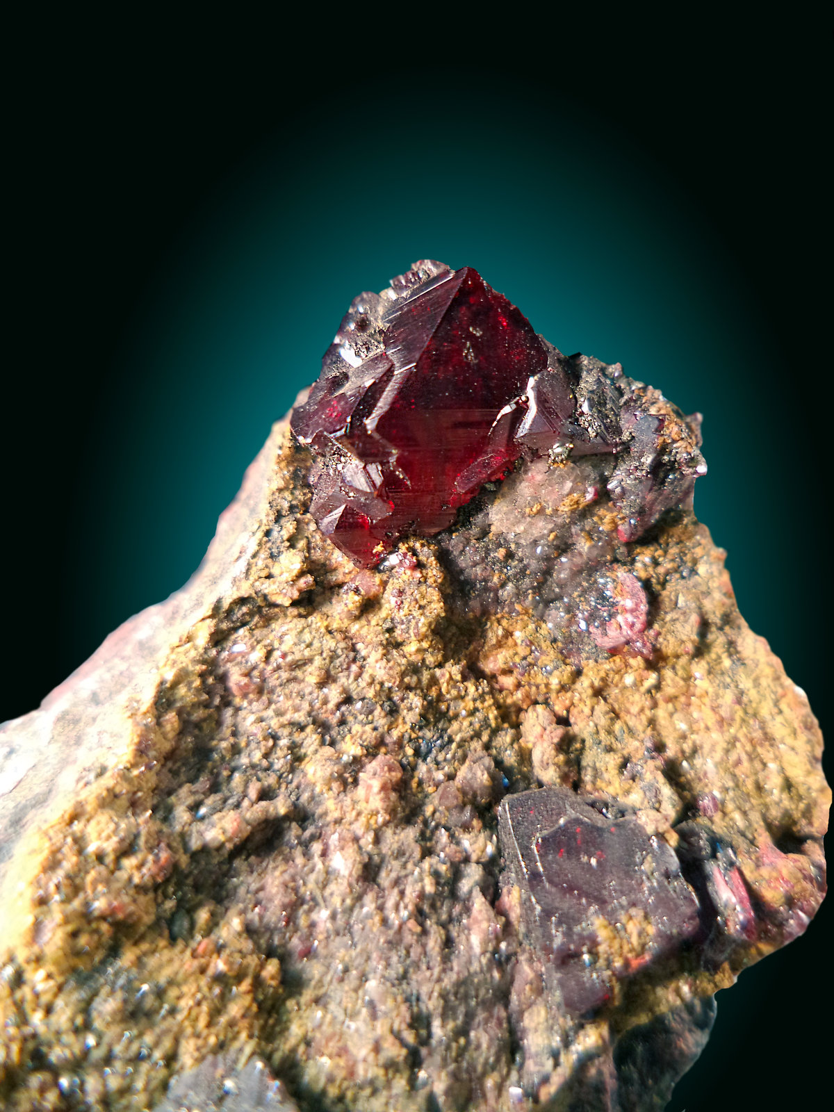 Cinabrio
Cristal de 1cm
(Autor: Raul Vancouver)