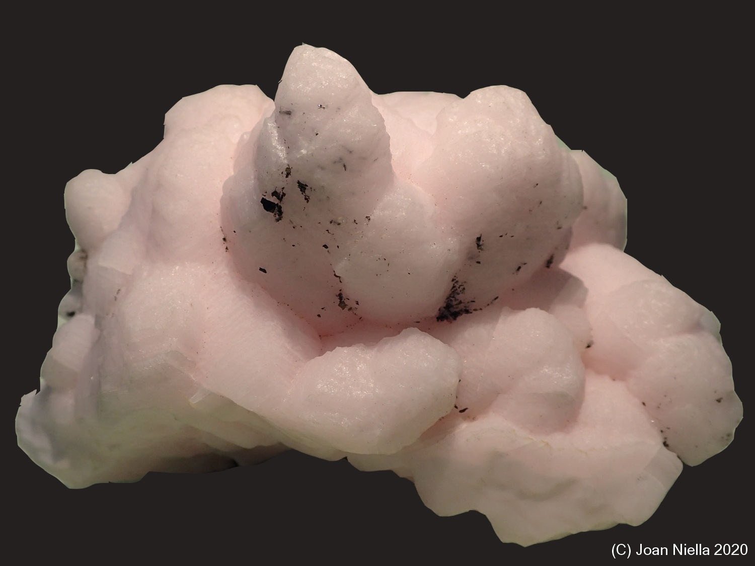 Calcita (variedad manganocalcita)
10 x 8 cm
(Autor: Joan Niella)