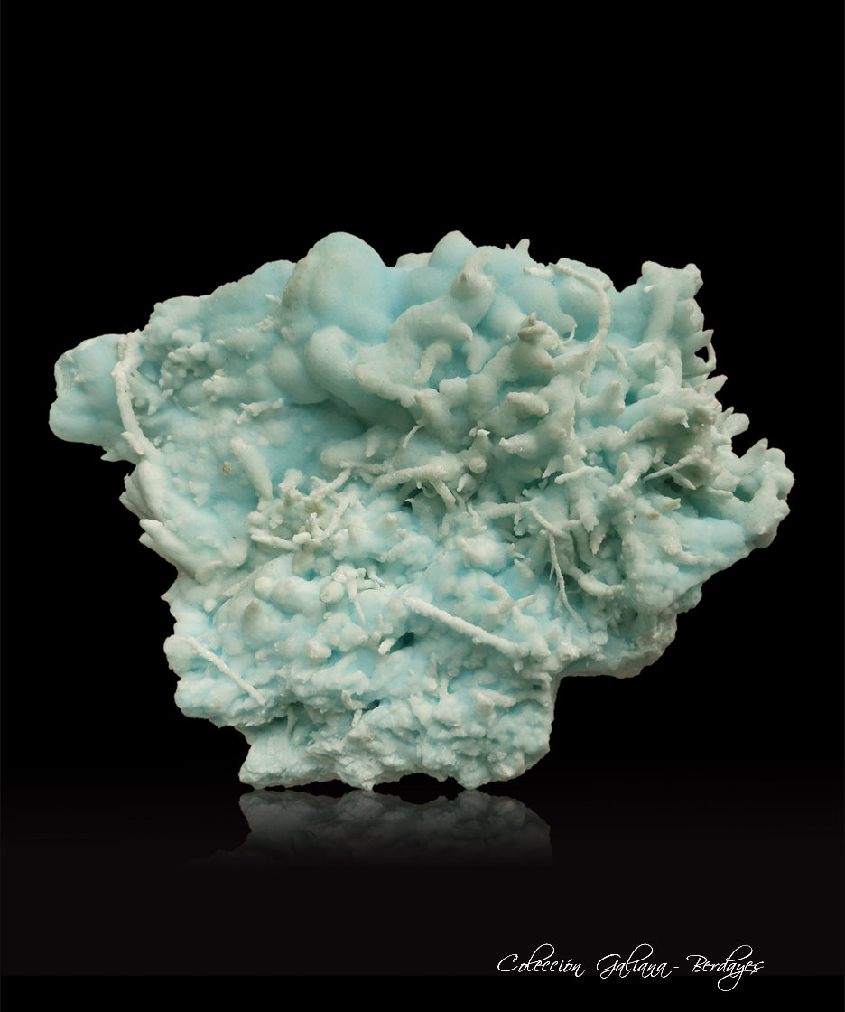 Aragonito (variedad cuprífera)
107 x 83 x 34 mm.
(Autor: Rafael Galiana)