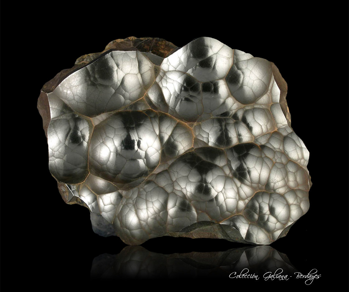 Hematites (variedad kidney-ore)
75 x 62 x 34 mm.
(Autor: Rafael Galiana)