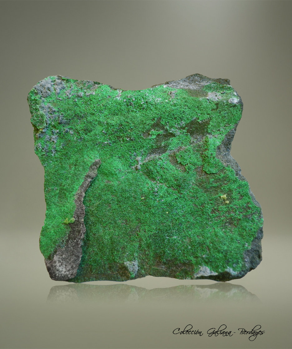Uvarovita
88 x 87 x 13 mm.
(Autor: Rafael Galiana)