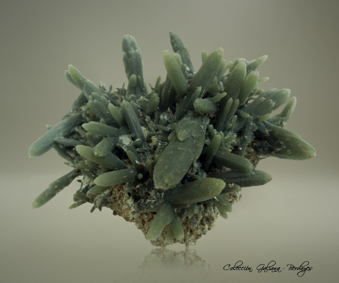Cuarzo (variedad prasio)
88 x 67 x 52 mm.
(Autor: Rafael Galiana)