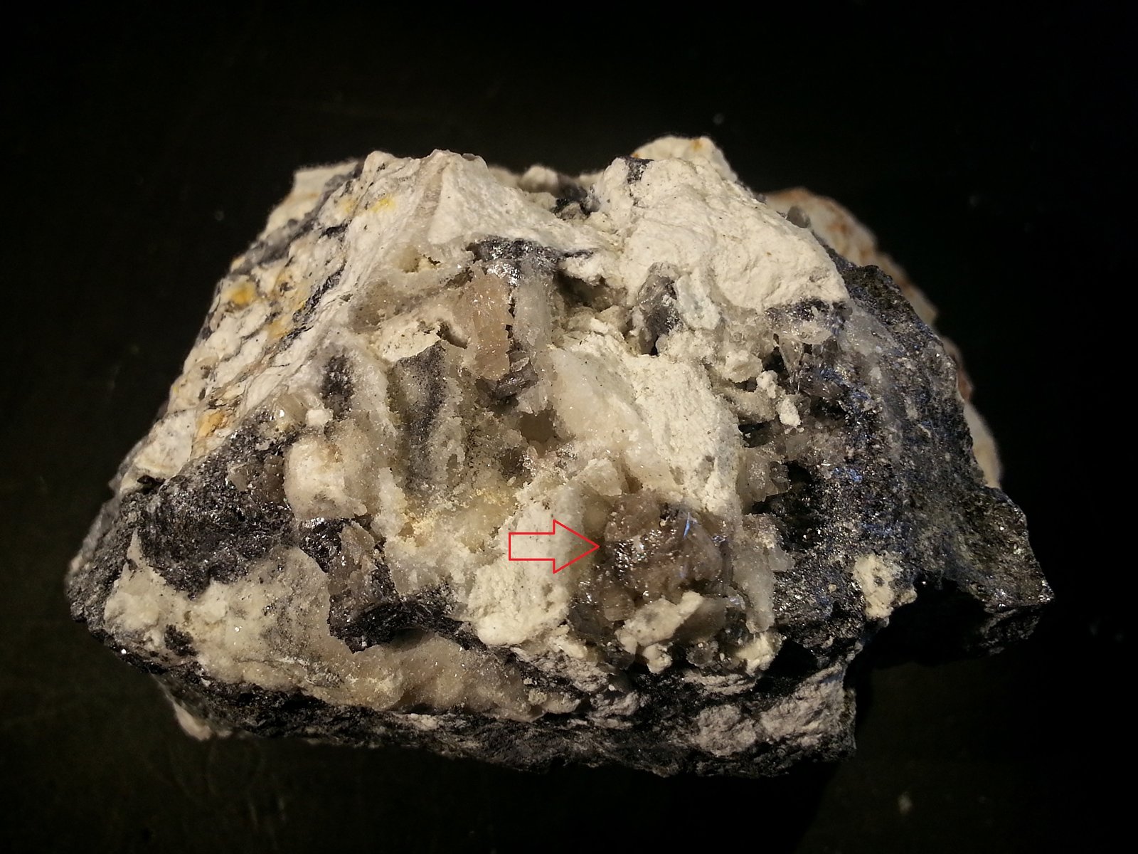 Cerusita. Galena
5 x 3,5 x 5 cm
(Autor: Javier Rodriguez)