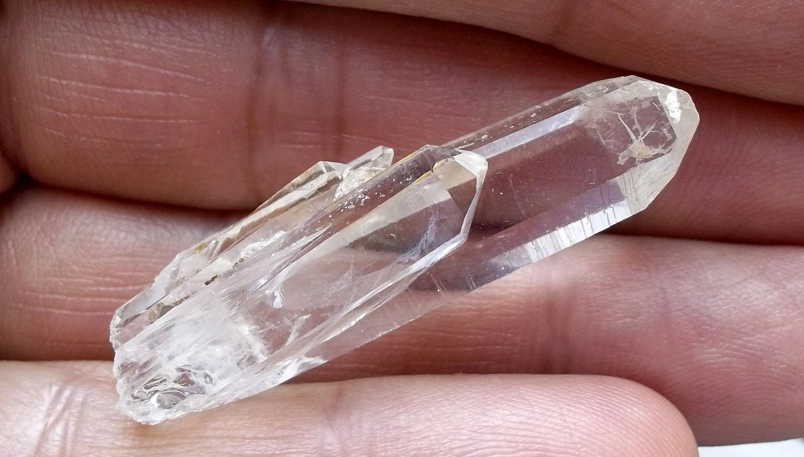 Cuarzo
4 cm el cristal de mayor tamaño.
(Autor: Cristalino)