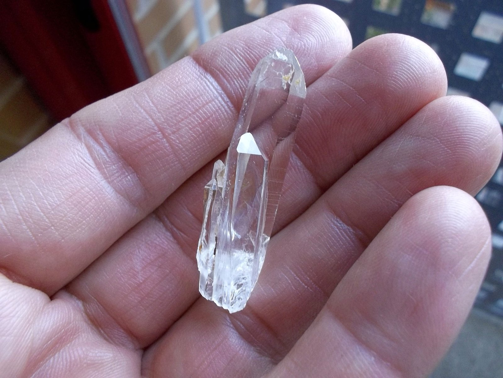 Cuarzo
4 cm el cristal de mayor tamaño.
(Autor: Cristalino)