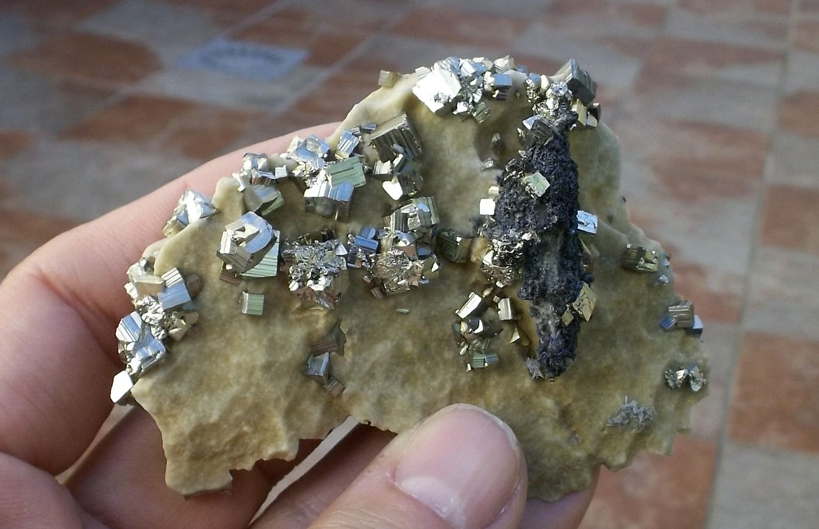 Pirita, esfalerita
8 x 6 cm
(Autor: Cristalino)