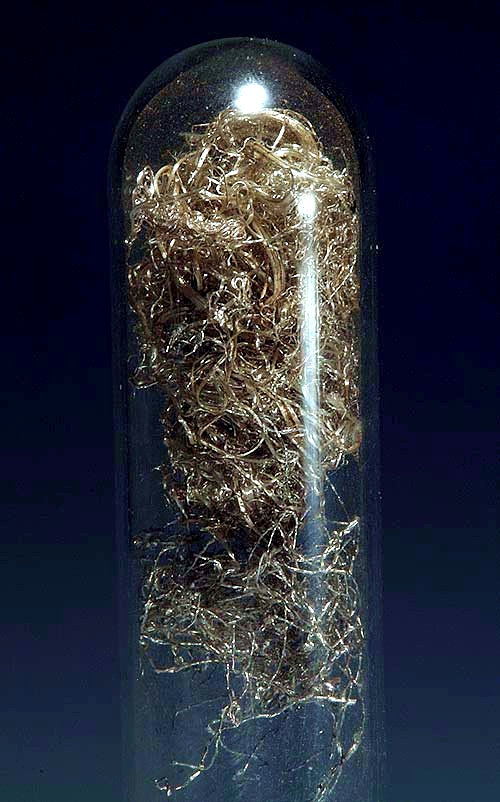 Plata
Tubo de vidrio de 6 x 1 cm.
(Autor: Antonio P. López)
