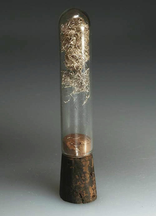 Plata
Tubo de vidrio de 6 x 1 cm.
(Autor: Antonio P. López)