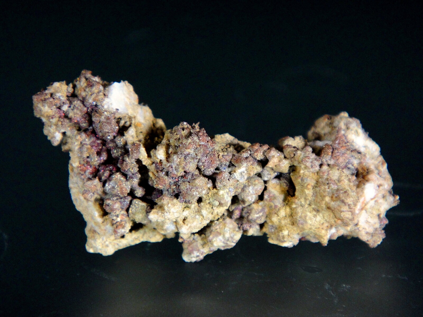 Cobre
Herrerías mines, Santa Bárbara cut, Puebla de Guzmán, Comarca El Andévalo, Huelva, Andalusia, Spain
4,5 x 2 cm.
(Autor: Antonio P. López)
