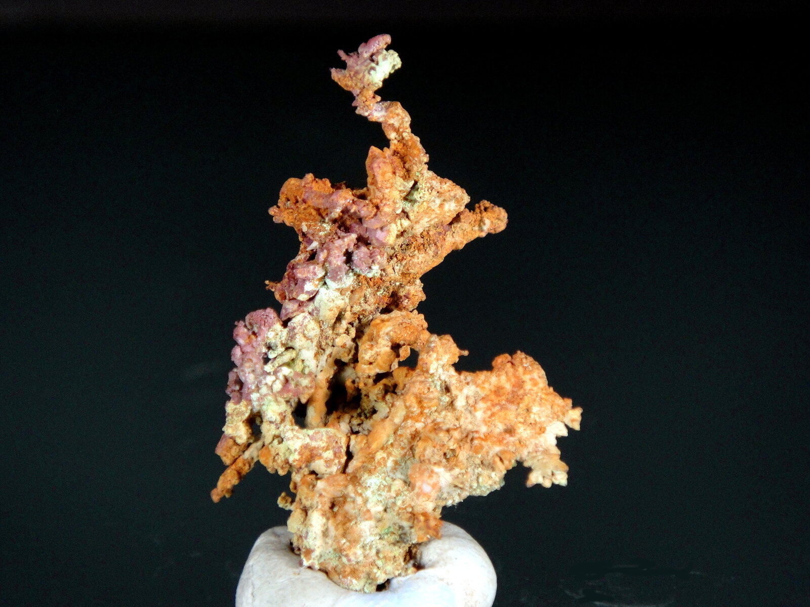 Cobre
Herrerías mines, Santa Bárbara cut, Puebla de Guzmán, Comarca El Andévalo, Huelva, Andalusia, Spain
4 x 3 cm.
(Autor: Antonio P. López)