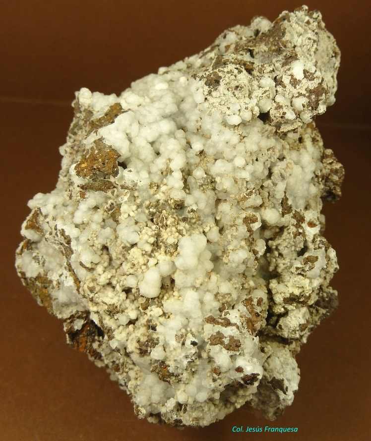Chabasita.
50x45 mm.
(Autor: Jesus Franquesa Baucells)