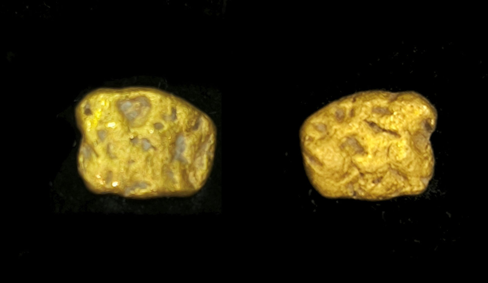 Oro
7 mm x 5 mm. Masa: 0,49 g.
(Autor: Carles Millan)