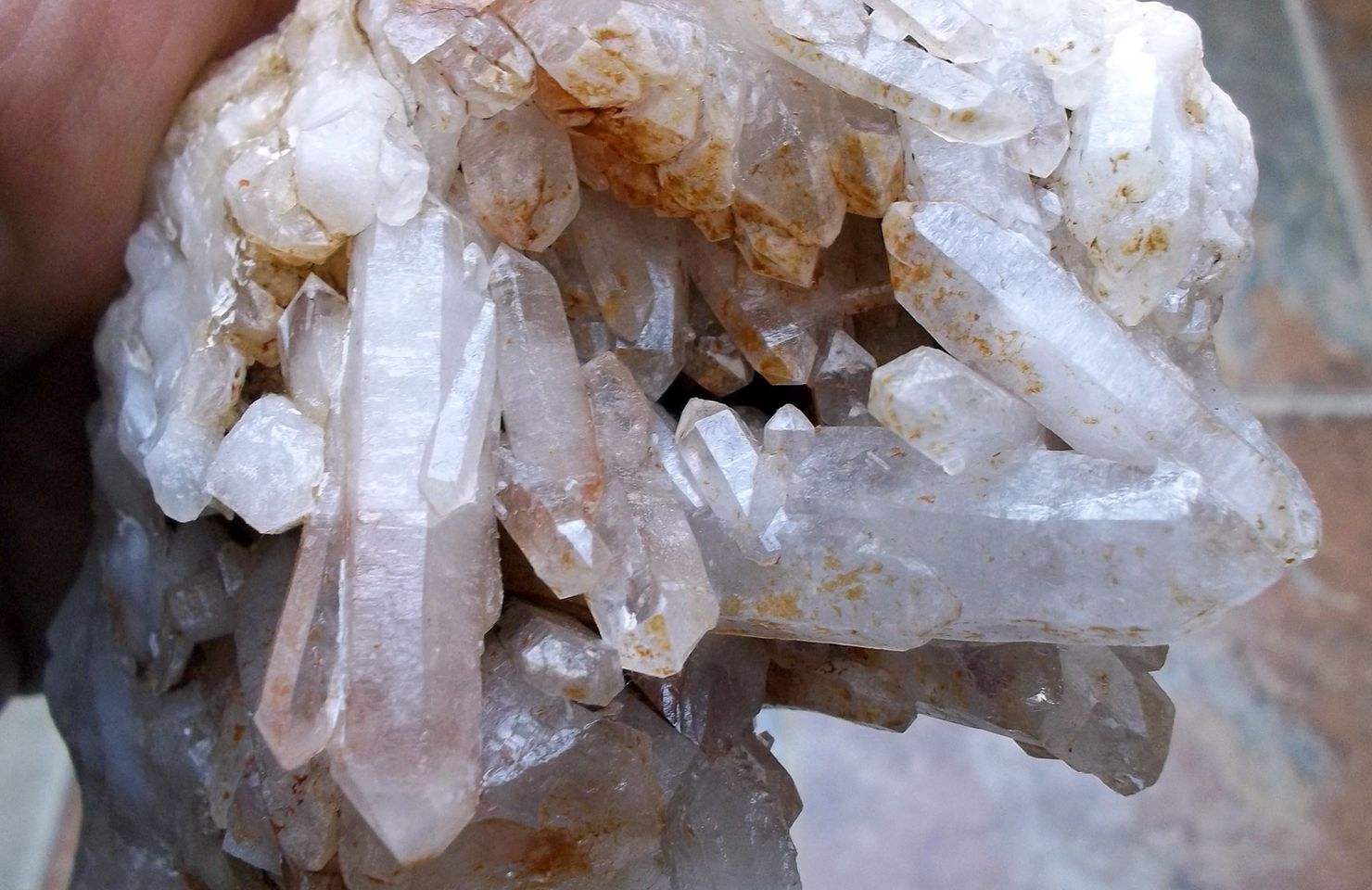 Cuarzo
Cristales de hasta 3 cm. algunos de ellos biterminados
(Autor: Cristalino)