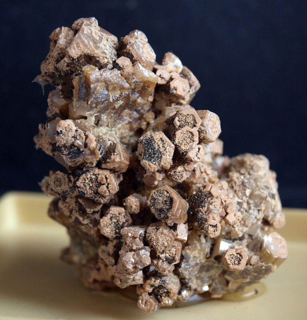 Vanadinita (variedad vanadinita arsenical), Mottramita
4.5 x 3.5 cm
(Autor: Pedro Antonio)