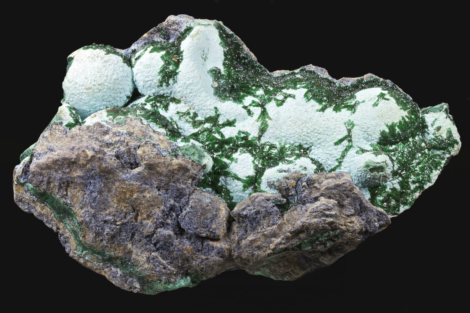 Crisocola, Malaquita
10,0 x 6,6 cm.
(Autor: Xavier bordas)