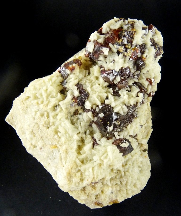 Esfalerita y Dolomita
80x50 mm.
(Autor: Jesus Franquesa Baucells)