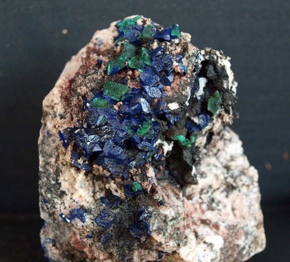 Azurita, Malaquita
7.5 x 6.5 cm
(Autor: Pedro Antonio)