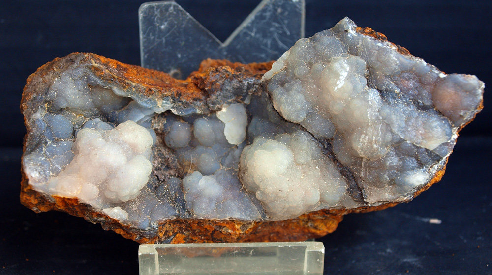 Cuarzo (variedad calcedonia)
9.5 x 4 cm
(Autor: Pedro Antonio)