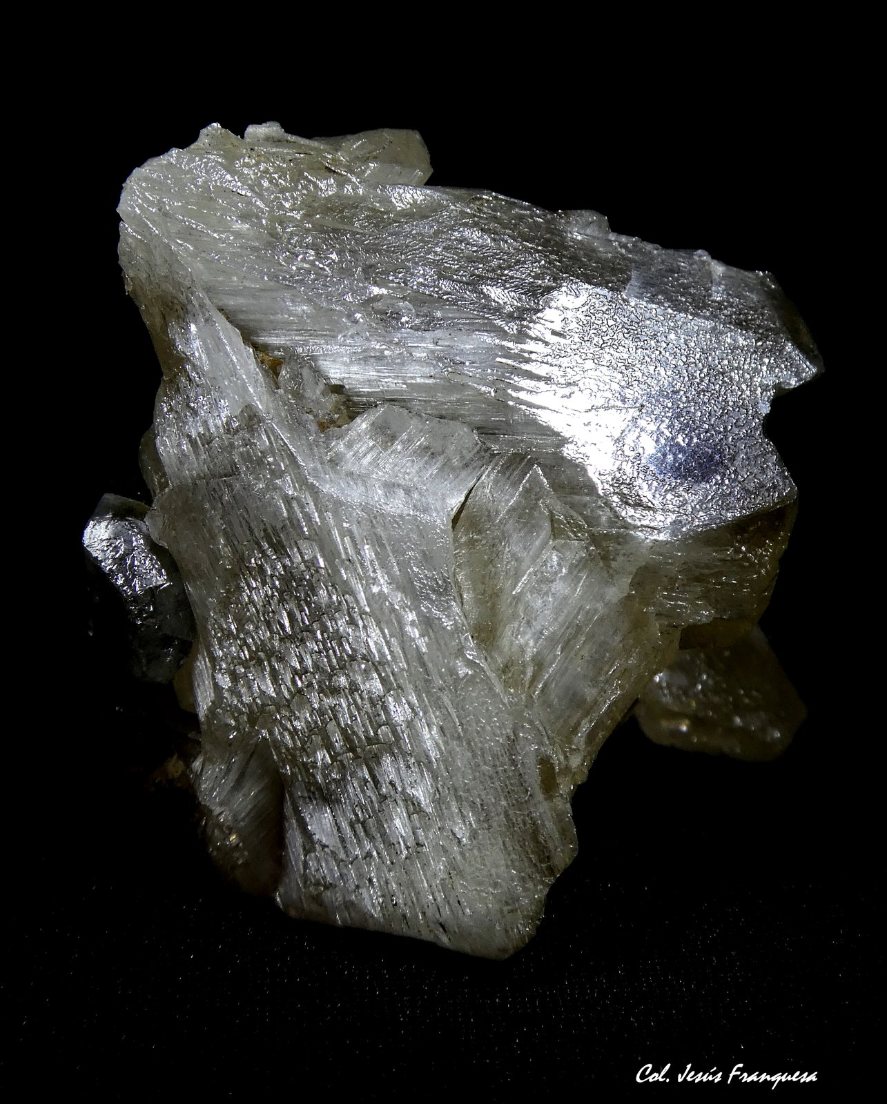 Cerusita.
48x43 mm.
(Autor: Jesus Franquesa Baucells)