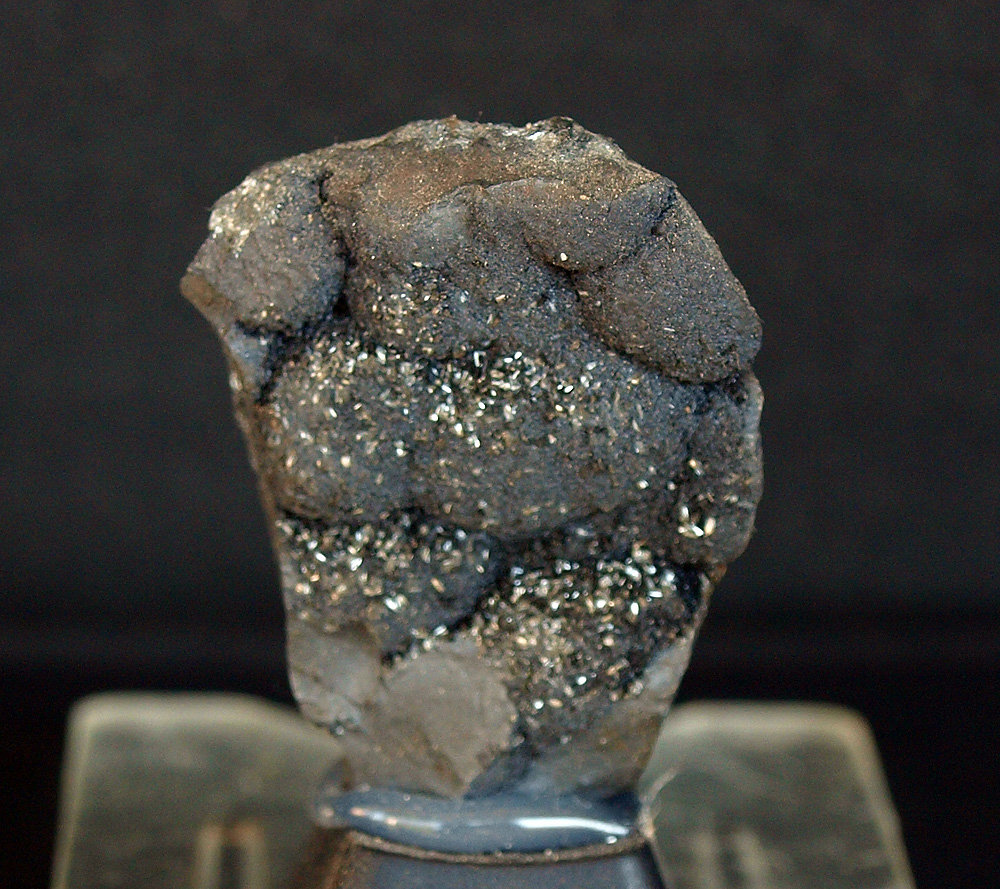Pirolusita y óxidos de manganeso
3 x 2 cm
(Autor: Pedro Antonio)