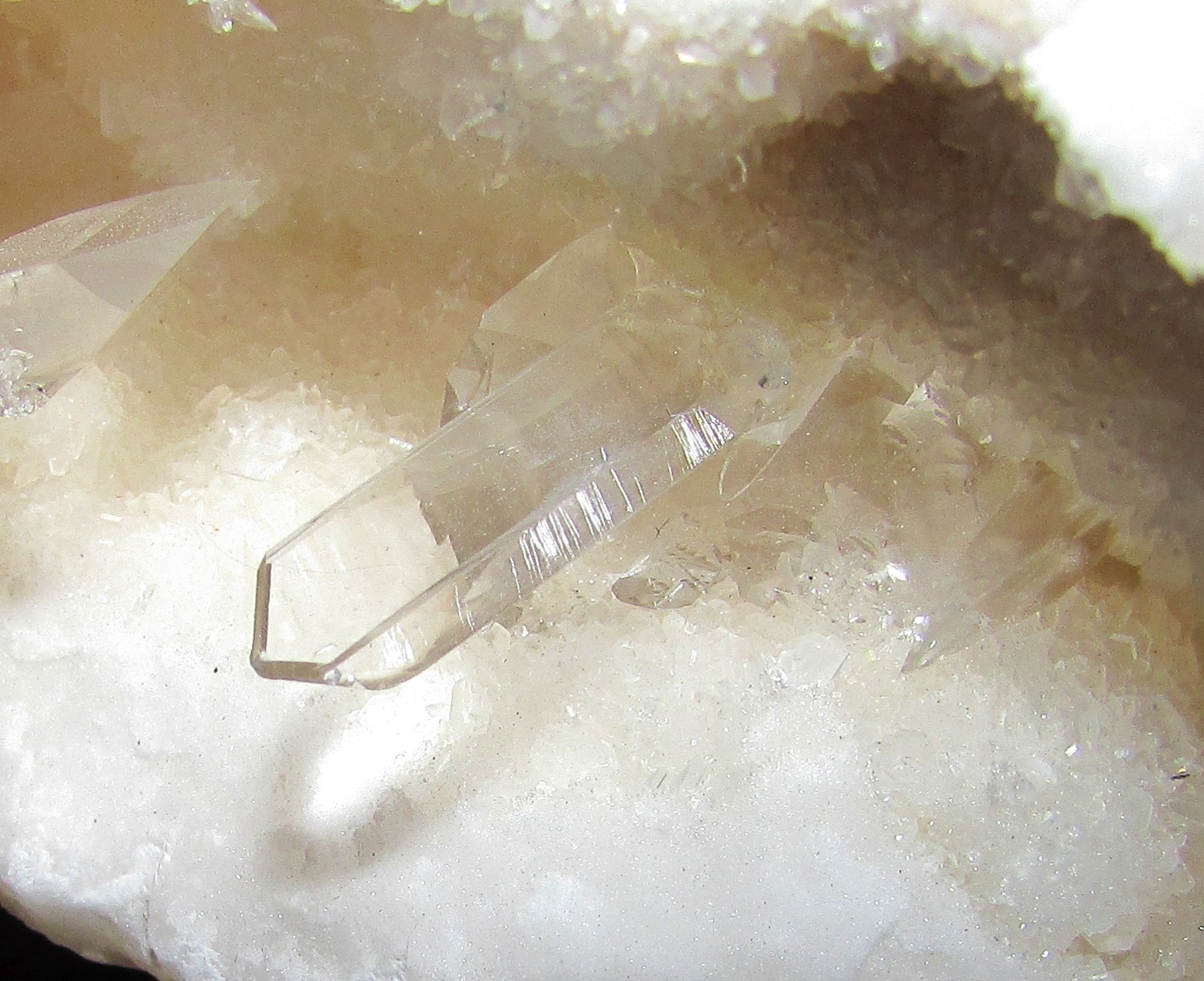 Yeso
Cristal de 2 cm aprox.
(Autor: Jordi Franco)
