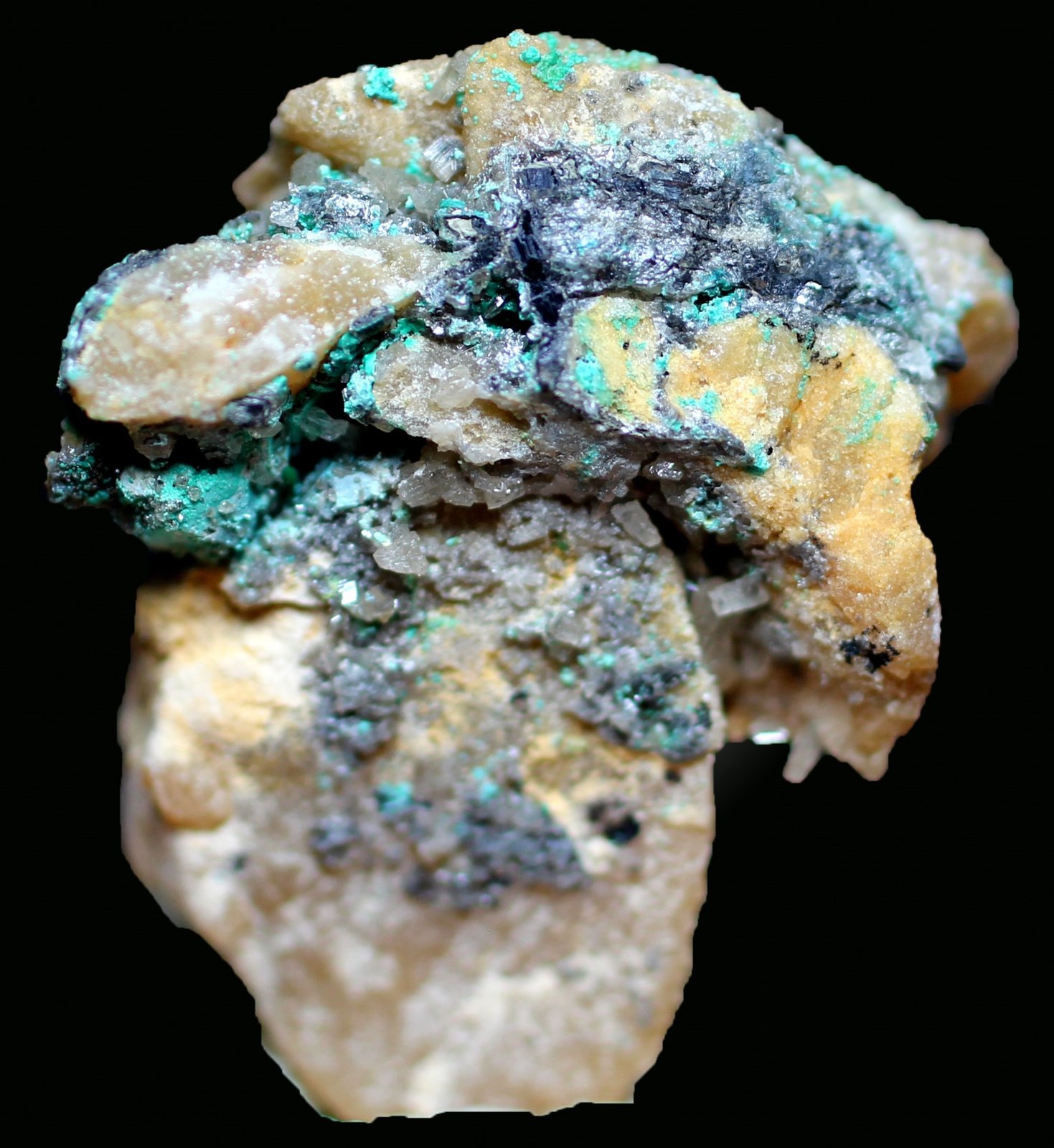 AZURITA y MALAQUITA
26 x 20 x 10 mm.
(Autor: José Luis Zamora)