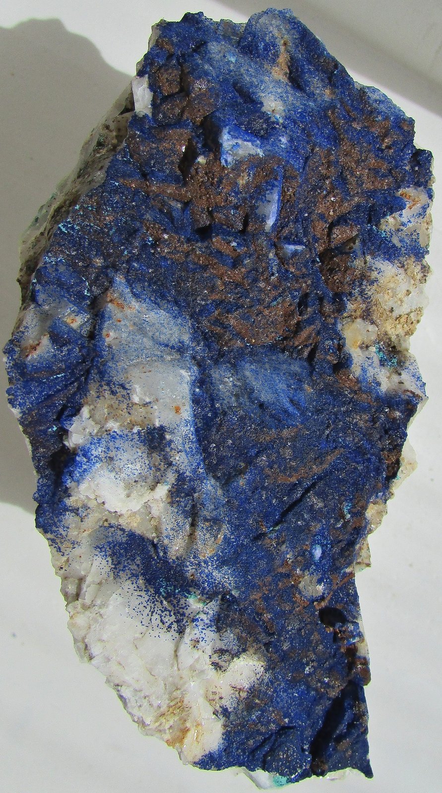 Azurita.
13'2 x 6'6 cm.
(Autor: Jordi Franco)