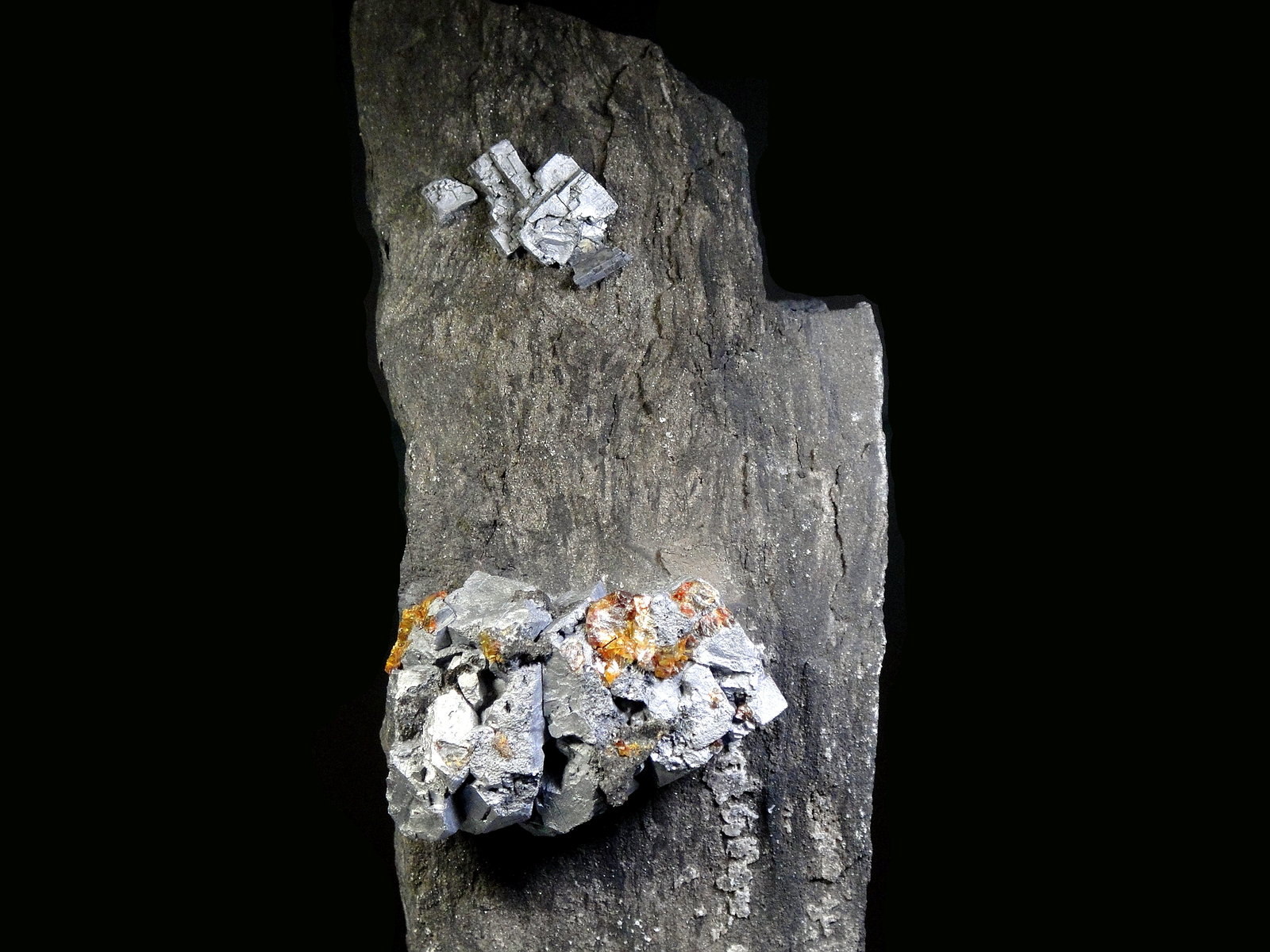 Galena, Esfalerita
15 x 5 cm.
(Autor: Antonio P. López)