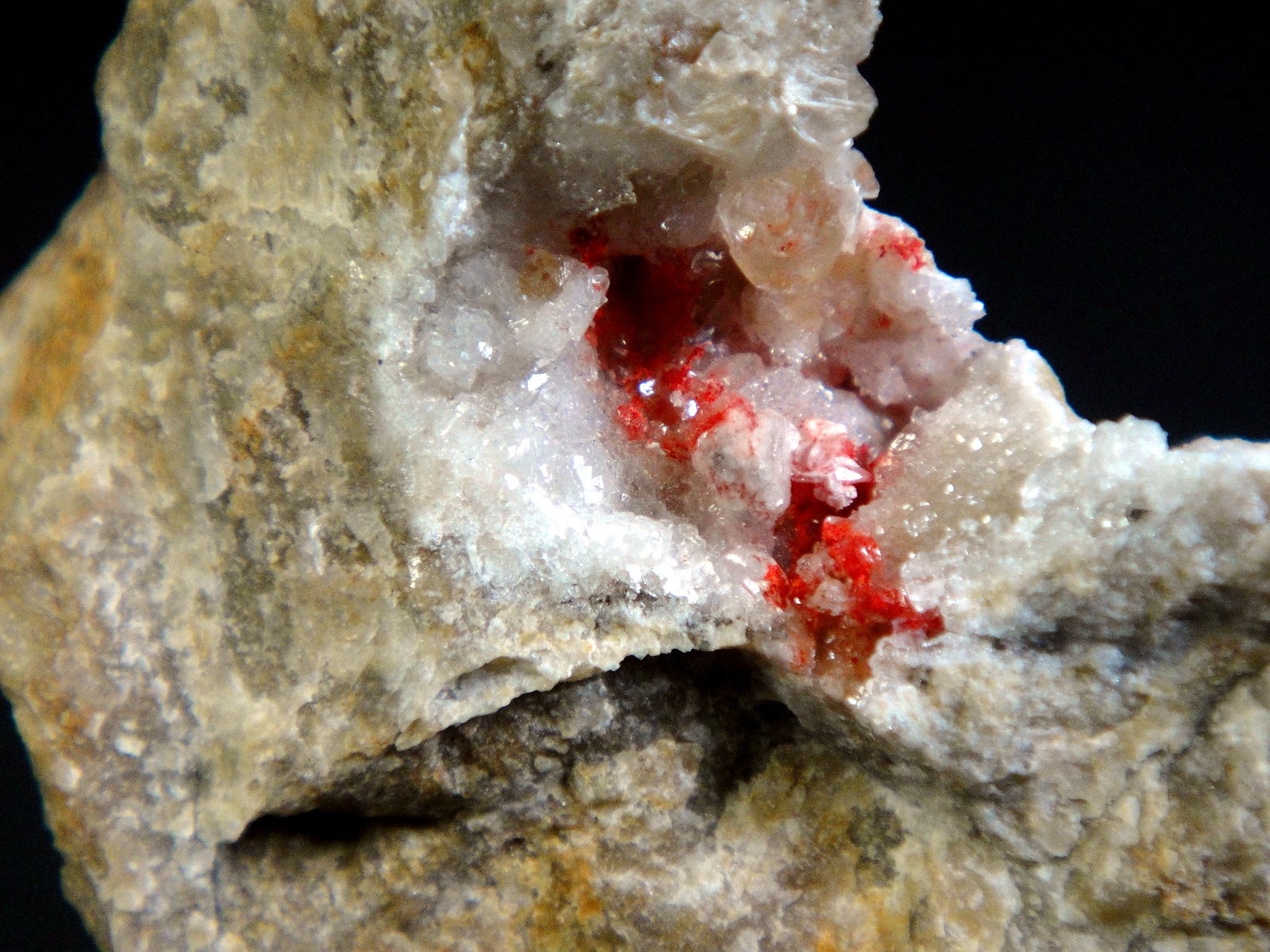 Cinabrio
Campo de visión 3 cm.
(Autor: Antonio P. López)
