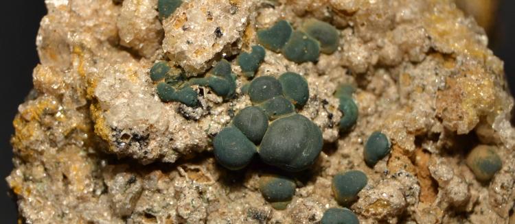 Malaquita sobre dolomita
10 x 7 cm.
(Autor: Quexigal)