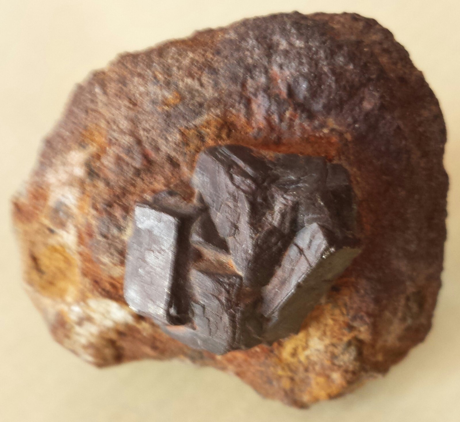 Goethita pseudo Pirita
2,5 x 2,5 cm
(Autor: prudenci gatell)