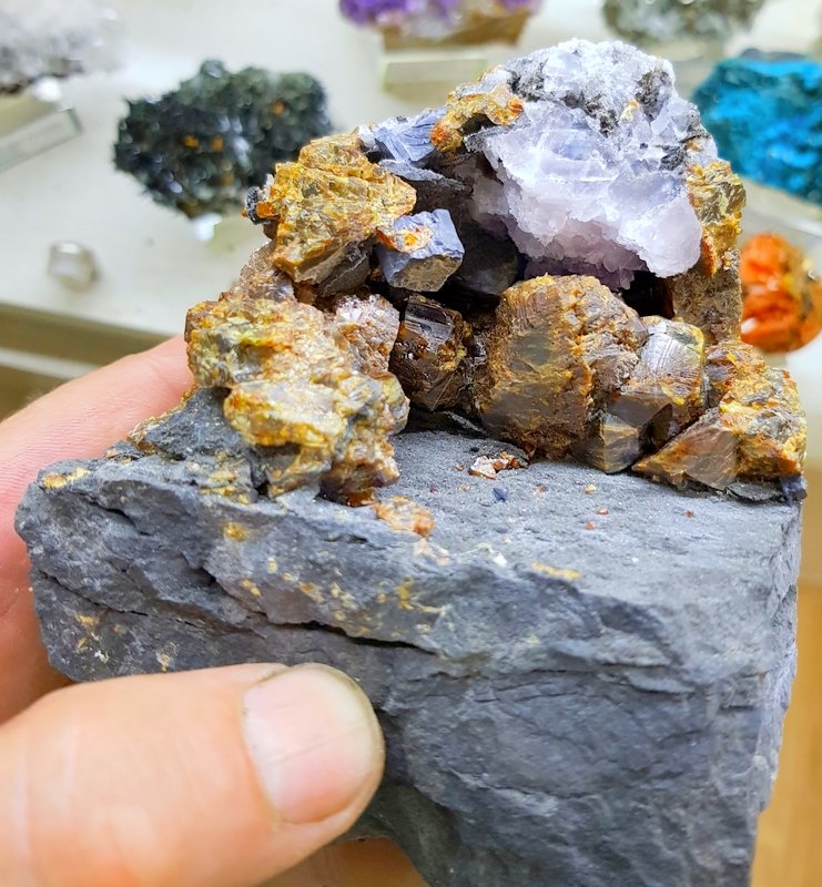 Galena, Fluorita y Esfalerita
11,5-8cm
(Autor: ramon ro)