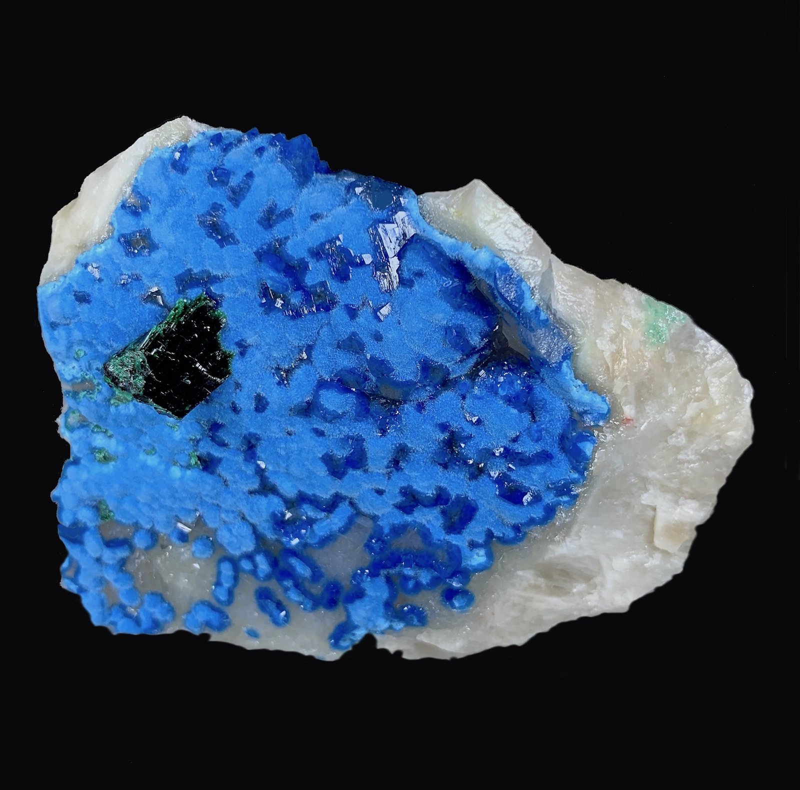 Shattuckita, Malaquita, Cuarzo
7,8 x 5,4 x 4,7
(Autor: Xavier bordas)