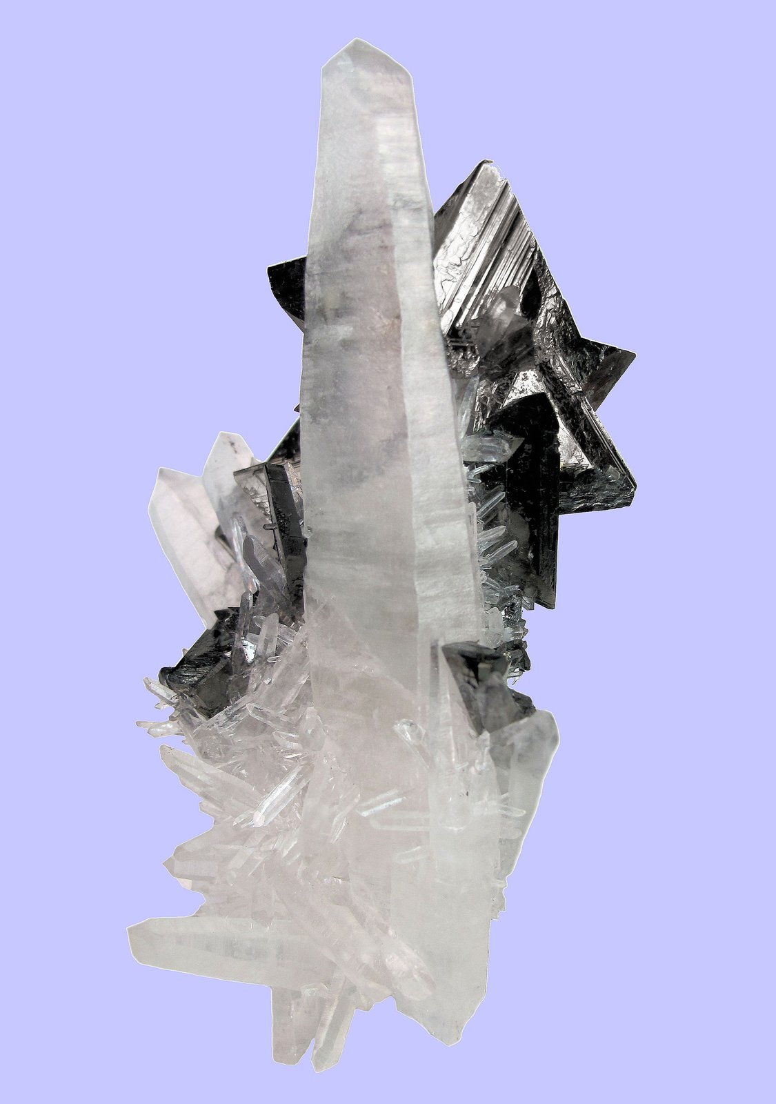 Tetraedrita, Hübnerita, Cuarzo
92 mm x 61 mm
(Autor: Carles Millan)