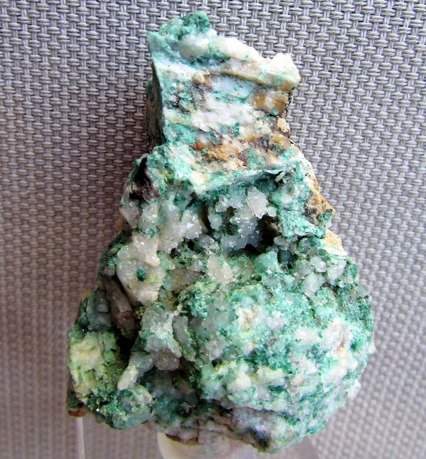 Malaquita y Cuarzo.
5 x 3'5 cm.
(Autor: Jordi Franco)