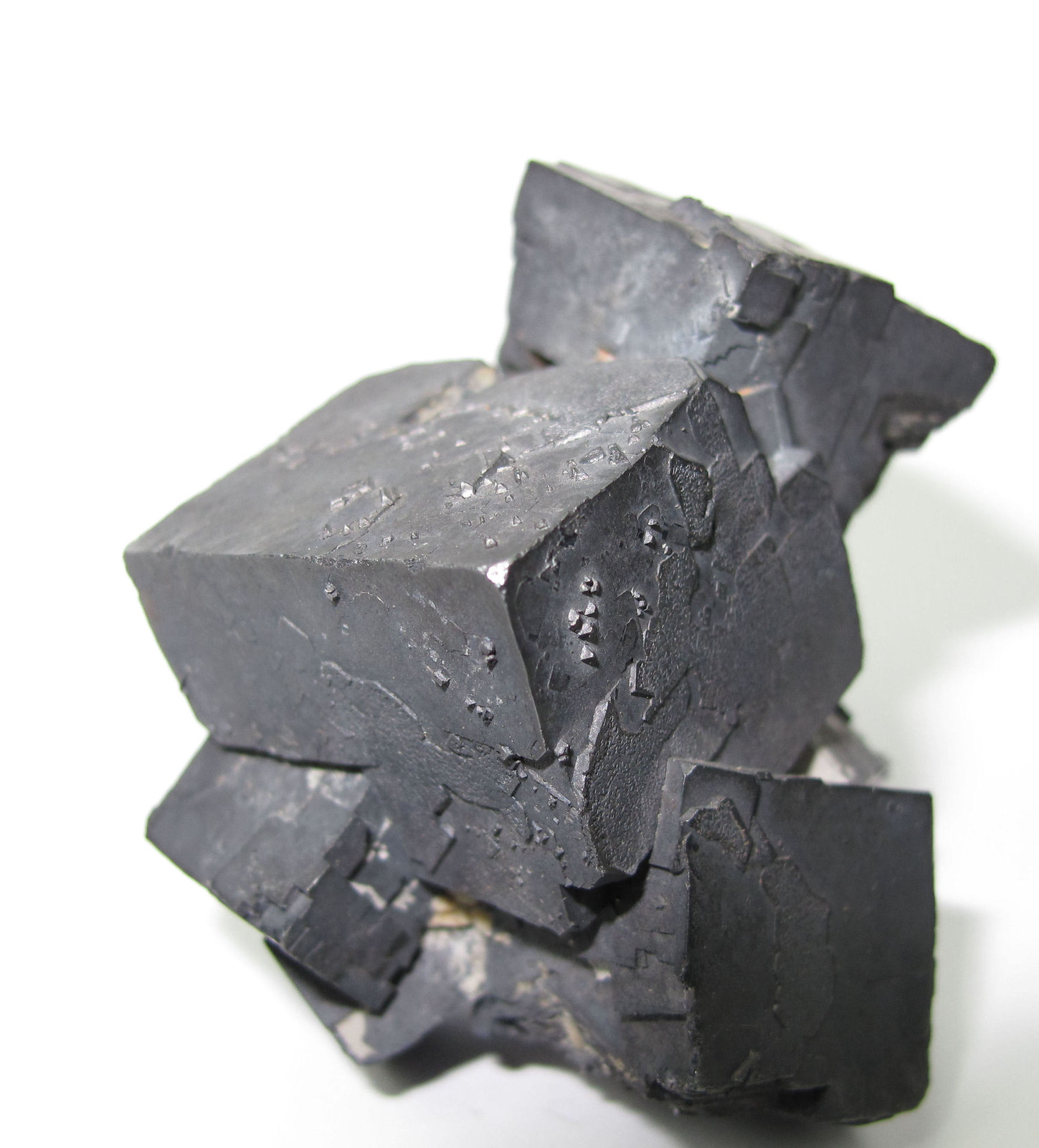 Galena
56 mm x 50 mm. Cristal mayor: 27 mm de arista. Masa: 225 g.
(Autor: Carles Millan)