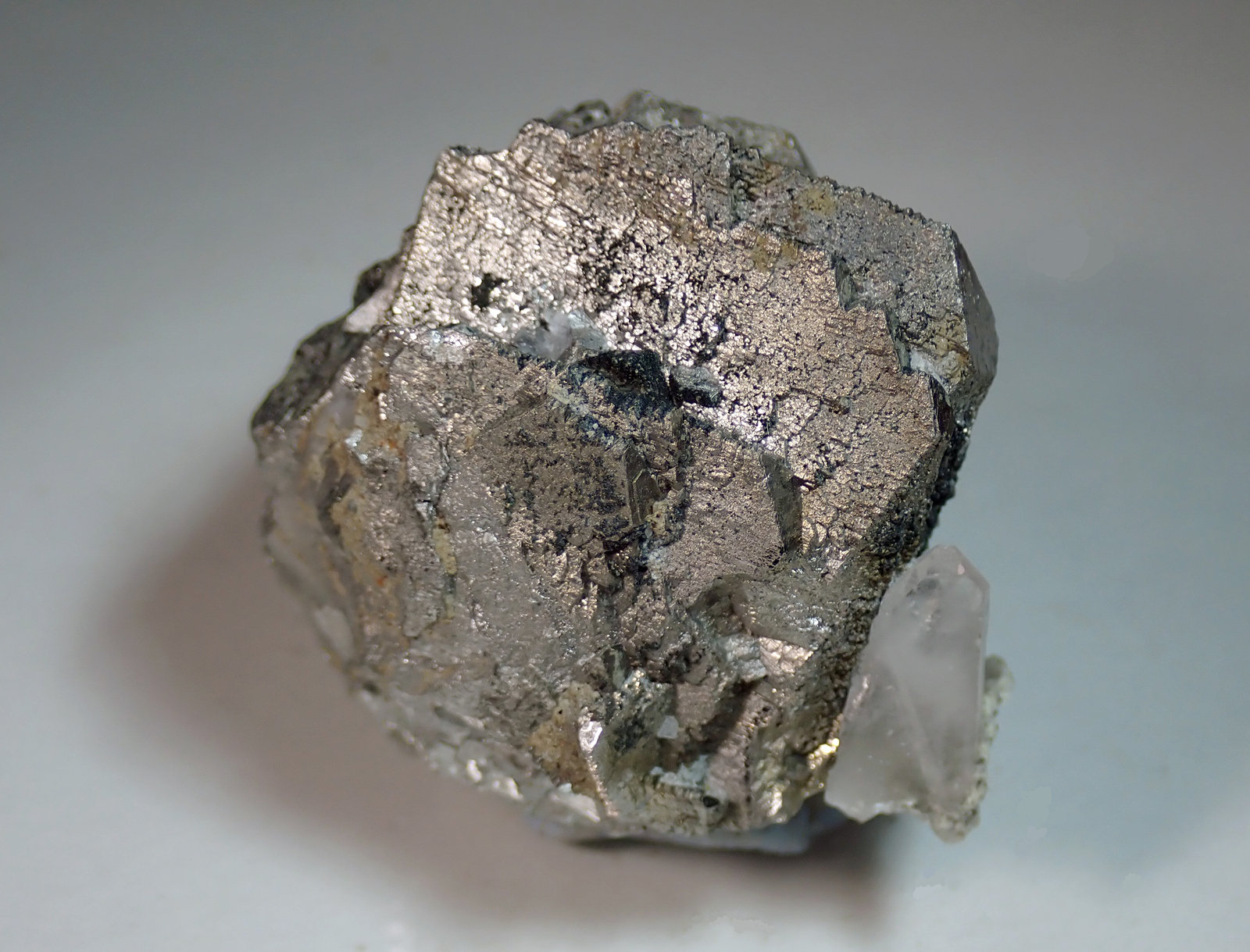 Arsenopirita
Medida: 4,6 x 4,5 x 3,9 cms
(Autor: Joan Martinez Bruguera)