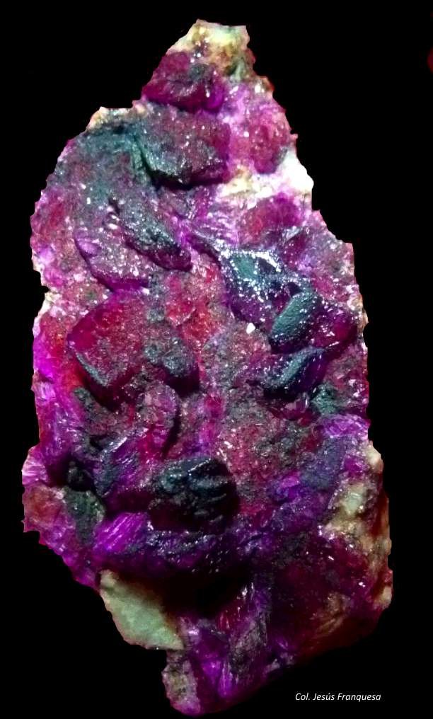 Calcita (variedad cobaltífera)
65x35 mm.
(Autor: Jesus Franquesa Baucells)